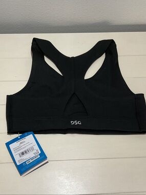 DSG Black Racerback Sports Bra Top